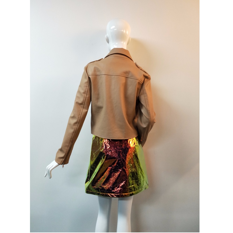 BRUN PU BIKERJACKA RLWPJ0006N
