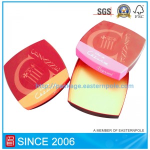 Lyxig styv chokladask med specialdesign