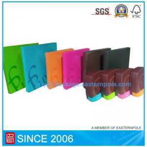 Lyxig styv chokladask med specialdesign