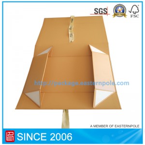 Anpassad hopfällbar låda med band