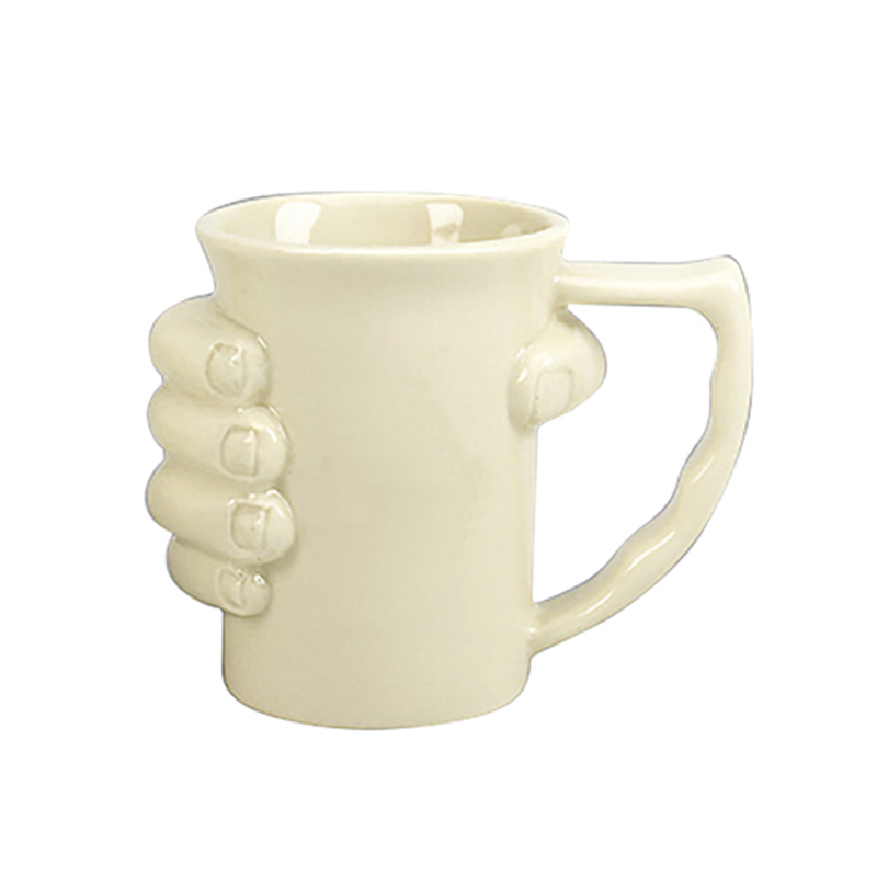3D-formad keramisk mugg med handtag Kaffe Koppar kreativa gåvor