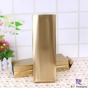 Anpassad folie kaffe- och tepåse med sidovägg 8oz 12oz 16oz 32oz