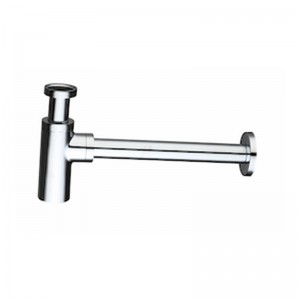 Badrum under handfat avlopp koppar flaskan fälla