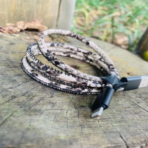 Datakabel för Zebra /Animal mönsterpu