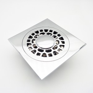 Idealisk dold golvavlopp i mässing