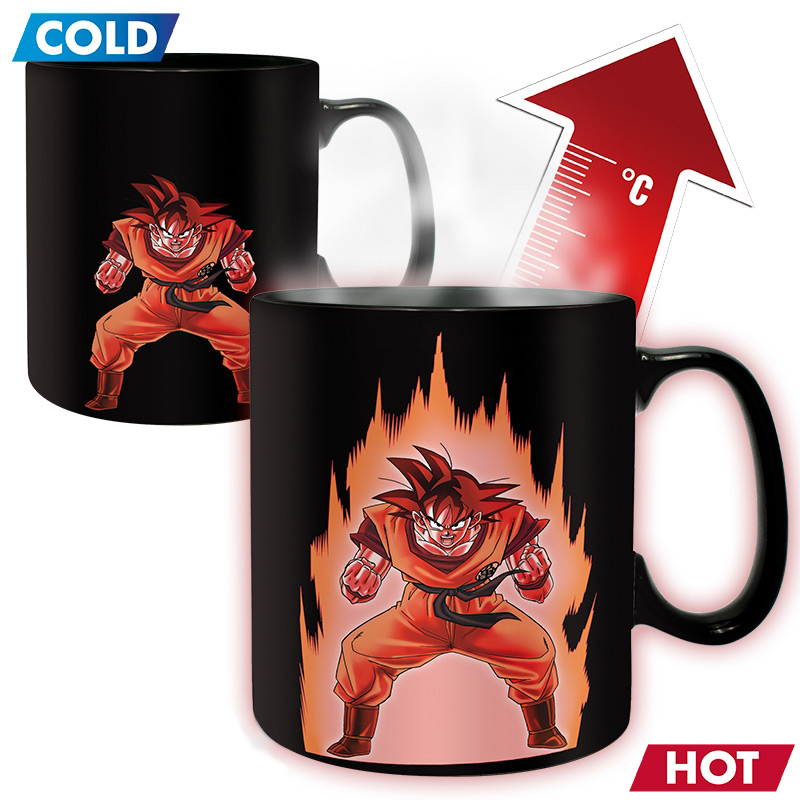 11oz Magic Coffee Värme Känslig Mugg Färg Byter Värme Cup, keramiska kaffemuggar