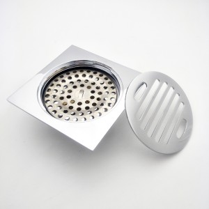 Luftdämpande golvavloppsdusch