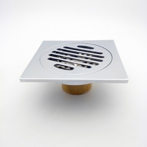 Luftdämpande golvavloppsdusch