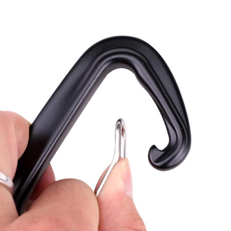 Utomhus krok bergsklättring camping huvudlås karabiner multifunktion karabiner karabiner utomhus snabbfång snabb falla utrustning säkerhetslås sondhål d-form ståltrådspänne huvudlås luftfart aluminiumlegering
