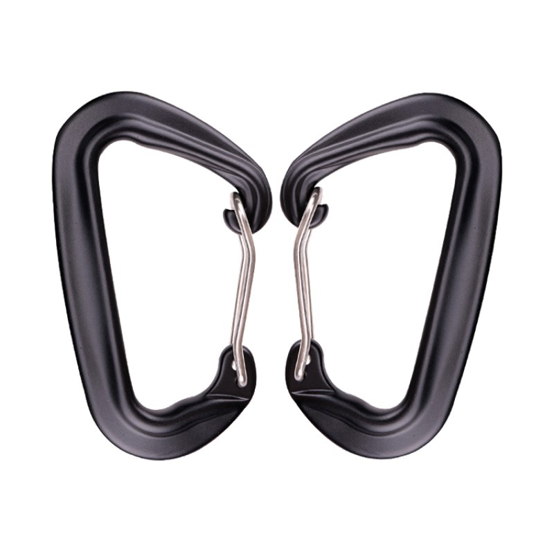 Utomhus krok bergsklättring camping huvudlås karabiner multifunktion karabiner karabiner utomhus snabbfång snabb falla utrustning säkerhetslås sondhål d-form ståltrådspänne huvudlås luftfart aluminiumlegering