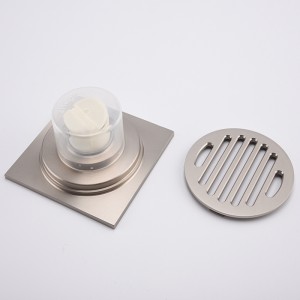 Badrum modern duschgolv dräneringsfilter