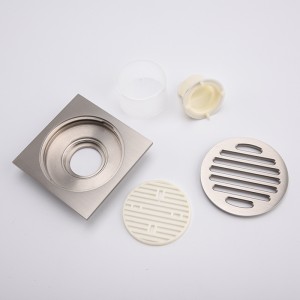 Badrum modern duschgolv dräneringsfilter