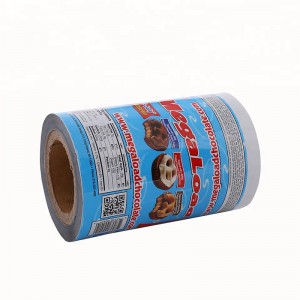 Laminerad plast fuktbeständig värmeförsegling kakförpackning film på rull