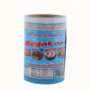 Laminerad plast fuktbeständig värmeförsegling kakförpackning film på rull