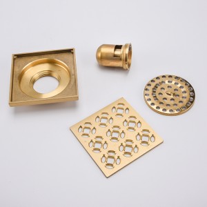 Tvättstuga mässing golv dusch avlopp rost tätning