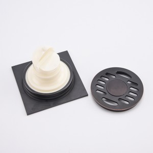 Svartmönster tvättmaskin sil dusch antik dräneringspropp