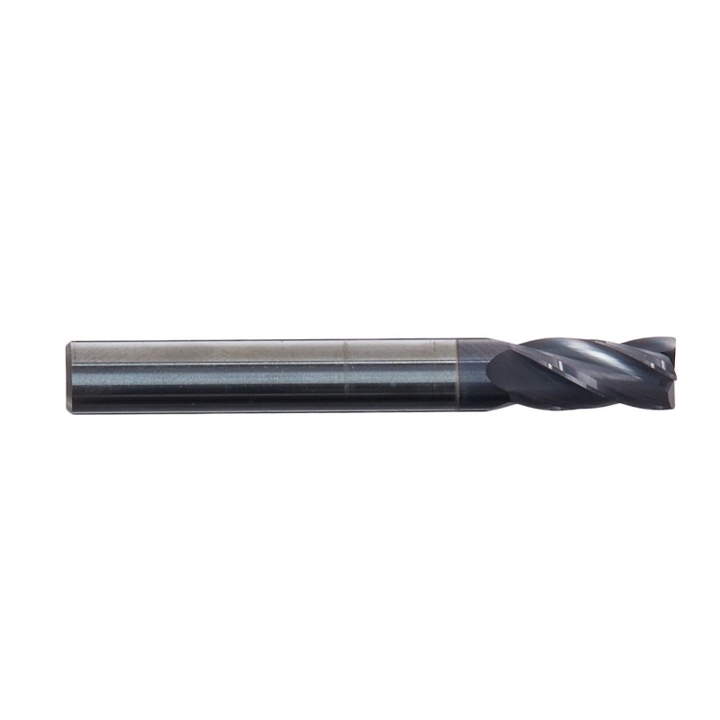 Solid Premium Carbide End Mill, ALTiN Coated, 4 Flute, 1/4 