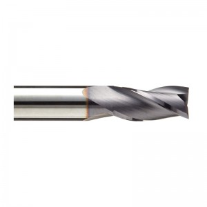 Carbide Square Nose End Mill, Inch, TiAlN Finish, Roughing and Finishing Cut, 30 grader helix, 3 flöjter, 1,5 \