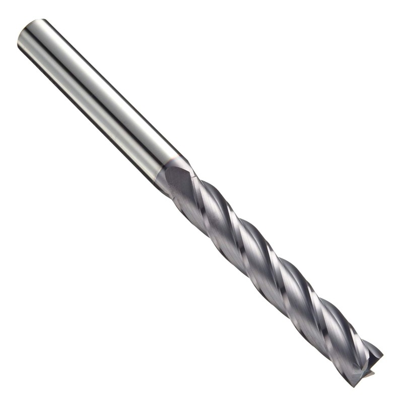 Carbide Square Nose End Mill, TiAlN Finish, Roughing and Finishing Cut, 30 grader spiral, 4 flöjter, 2,5 