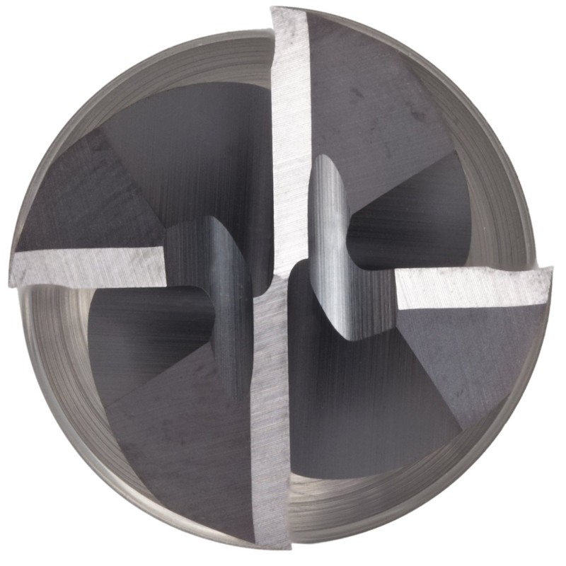 Carbide Square Nose End Mill, TiAlN Finish, Roughing and Finishing Cut, 30 grader spiral, 4 flöjter, 2,5 
