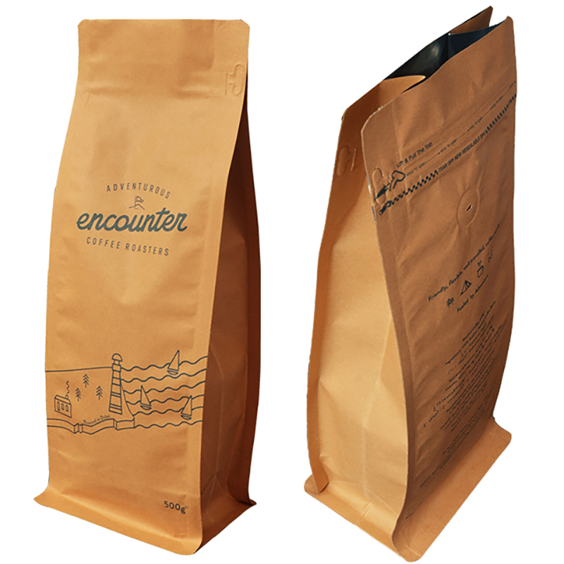 kaffeförpackning med ventil eller envägsventil kaffe förpackningspåsar
