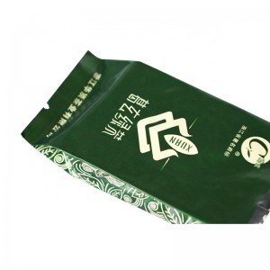 Komprimerad sidovägg aluminiumfolieväska för förvaring av te