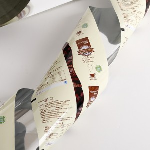 Anpassad utskrift av aluminiumfolie kaffeförpackningsfilm