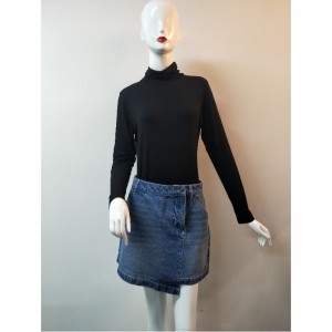LADIES LIGHT WASH DENIM SKIRT RLWSK0001M
