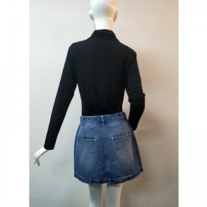 LADIES LIGHT WASH DENIM SKIRT RLWSK0001M