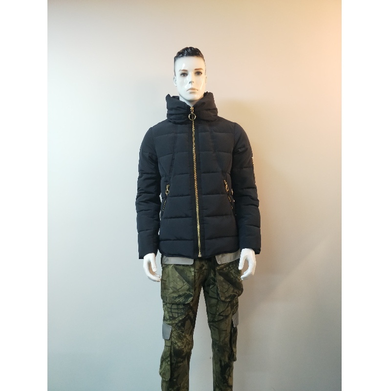 NAVY HIGH-COLLAR PUFFERJACKA RLMPC0003