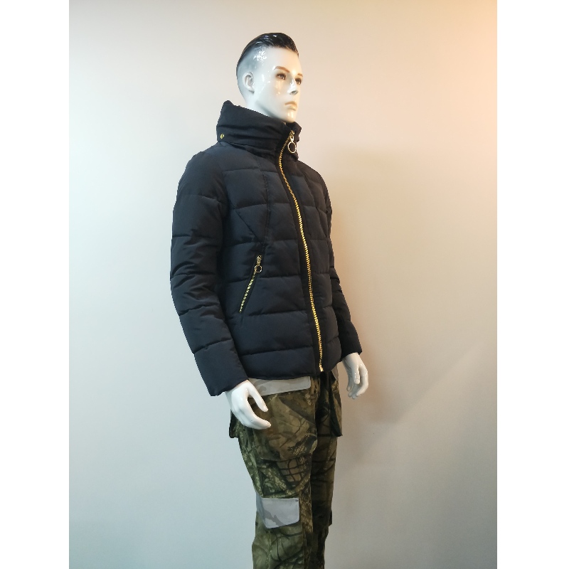 NAVY HIGH-COLLAR PUFFERJACKA RLMPC0003
