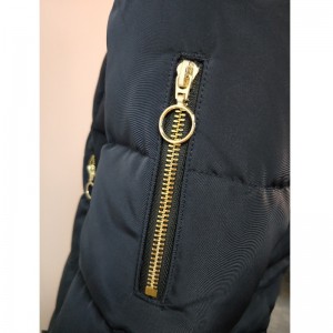 NAVY HIGH-COLLAR PUFFERJACKA RLMPC0003