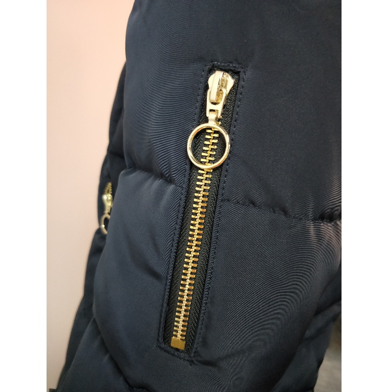 NAVY HIGH-COLLAR PUFFERJACKA RLMPC0003