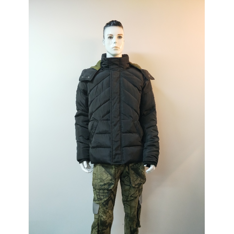 SVART PUFFERJACKA RLMPC0004