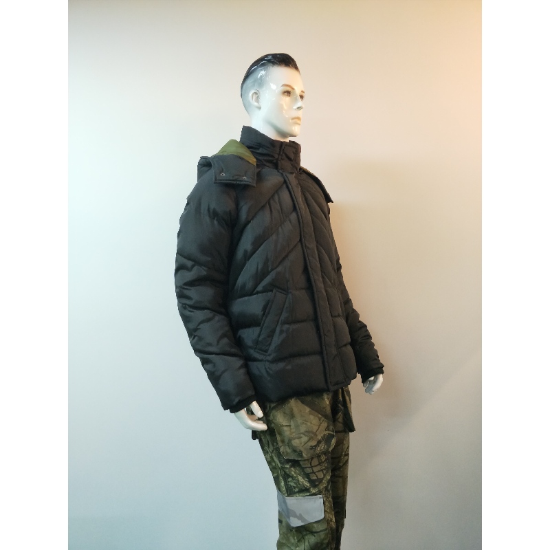 SVART PUFFERJACKA RLMPC0004