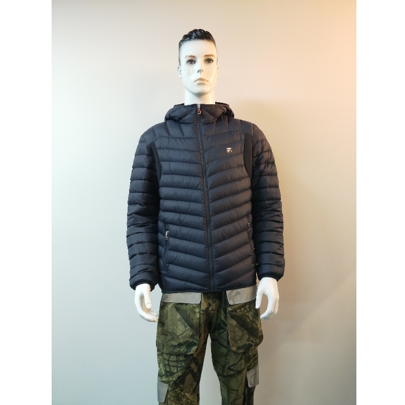 NAVY HOODED PUFFERJACKA RLMPC0013