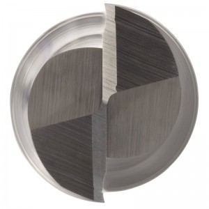 Karbid kvadratiska näsmålsbruk, tum, obestruket (ljus) ytbehandling, grovbearbetning och klippning, 30 graders spiral, 2 flöjter, 4 \