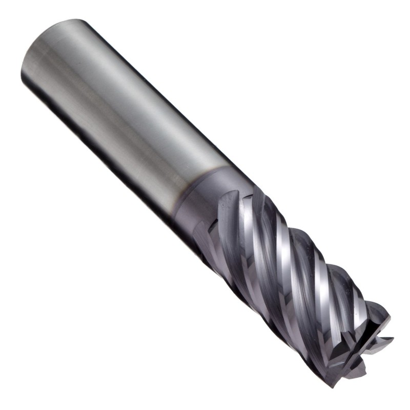 Carbide Square Nose End Mill, TIALN Multilayer Finish, 40 Deg Helix, 6 Flutes, 3 