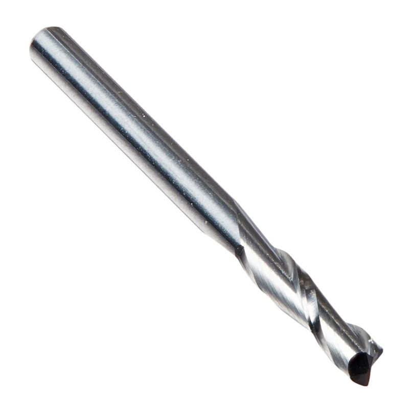 Solid Premium Carbide End Mill, 2 Flute, 1/8