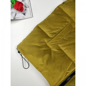 GUL \u0026 SVART KONTRAST MENS PUFFERJACKA RLMPC0020N