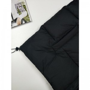 PURPLE \u0026 SVART CONTRAST MENS PUFFERJACKA RLMPC0023N