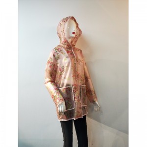 LADIES FLORAL PRINT TPU JACKET RLWTJ0001