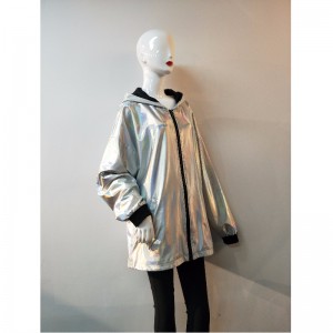 LADIES 'SILVER FÄRGAD JACKET RLWJ0003