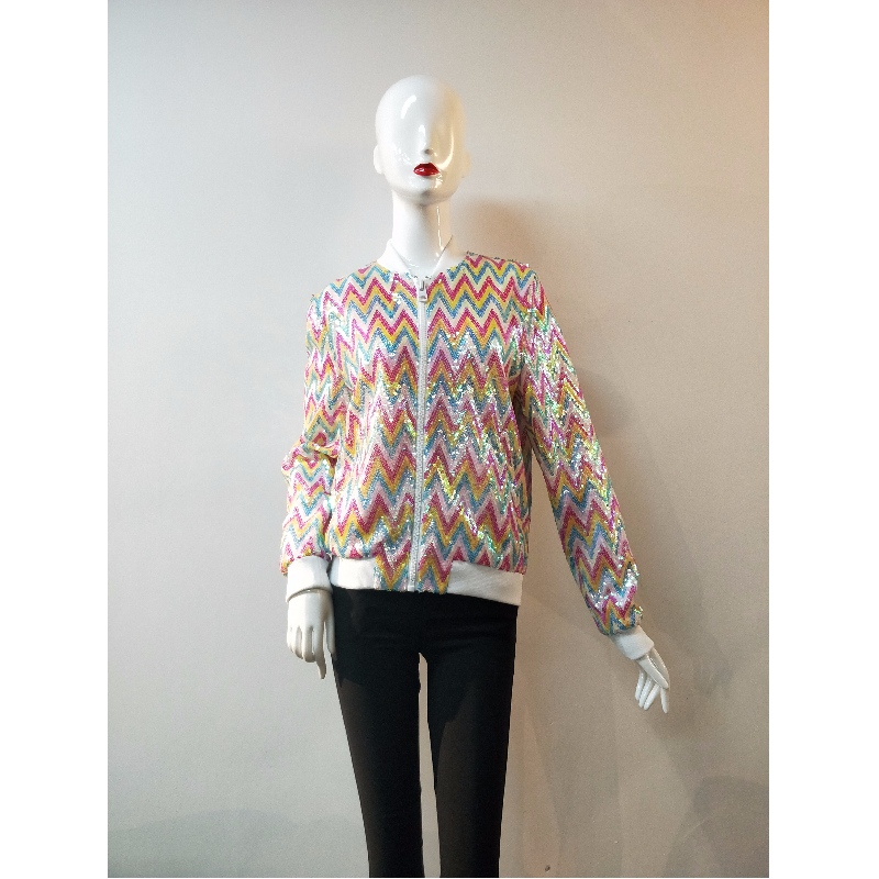 LADIES SEQUINED JACKET RLWJ0005