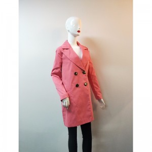 LADIES PINK TRENCH JACKET RLWJ0013