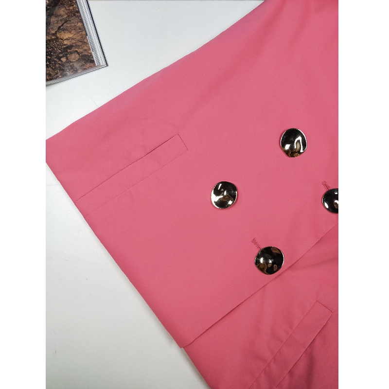 LADIES PINK TRENCH JACKET RLWJ0013
