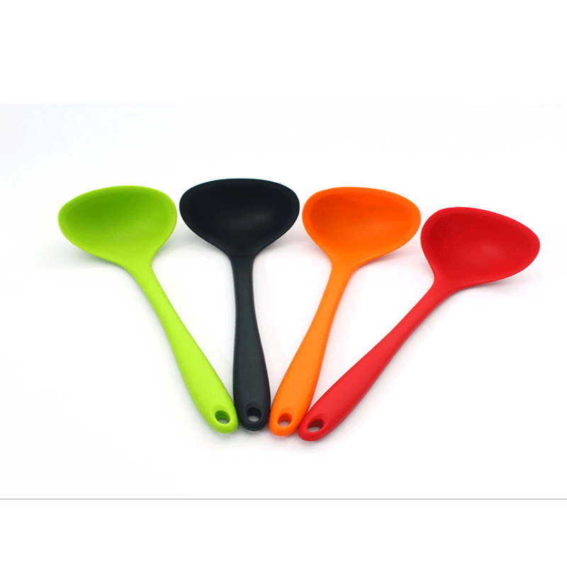 Köksprodukter i silikonsked bakpannor non-stick kruka integrerad silikonsked kakesked