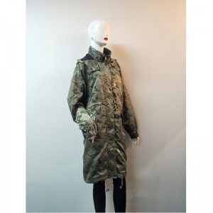 LADIES 'CAMO HOODED JACKET RLWJ0020