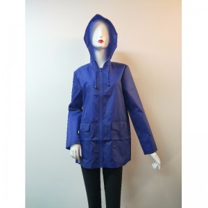 LADIES NAVY WINDBREAKER RLWWJ0005