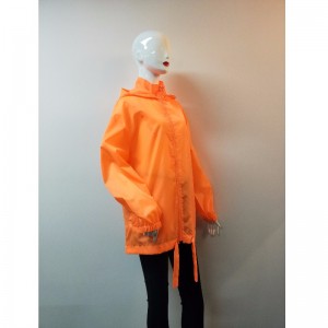 ORANGE LADIES WINDBREAKER RLWWJ0008